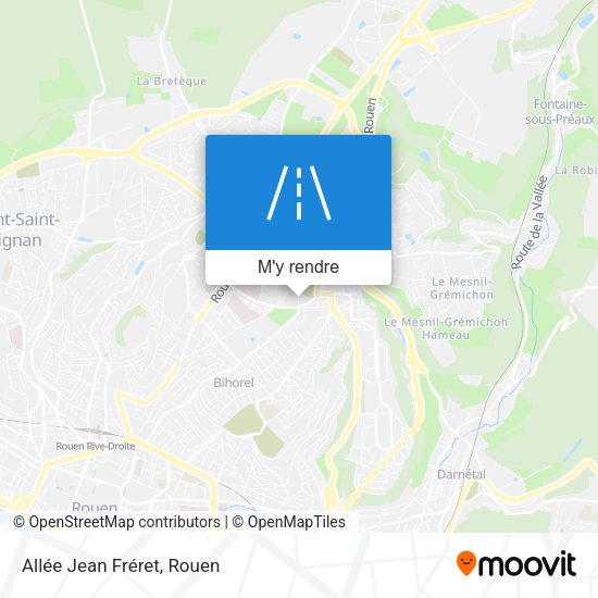 Allée Jean Fréret plan