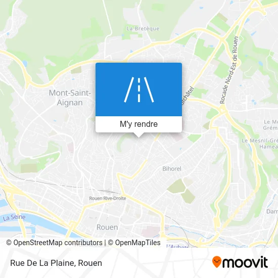 Rue De La Plaine plan