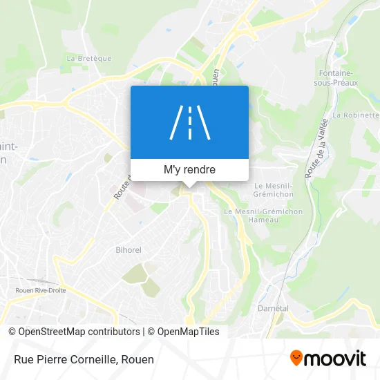 Rue Pierre Corneille plan