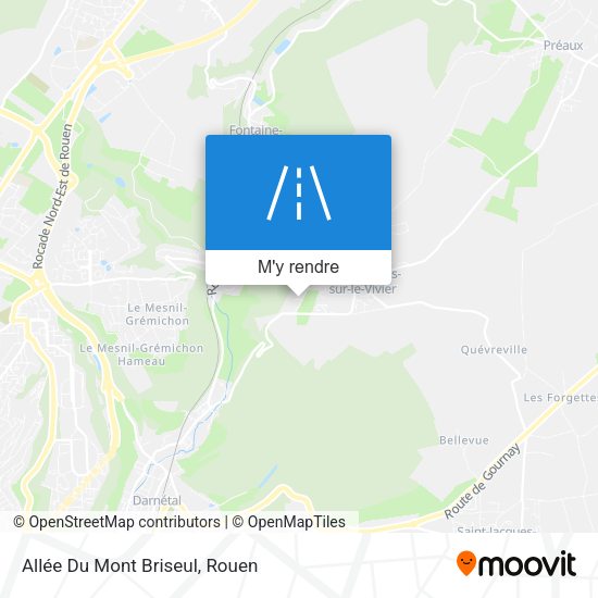 Allée Du Mont Briseul plan