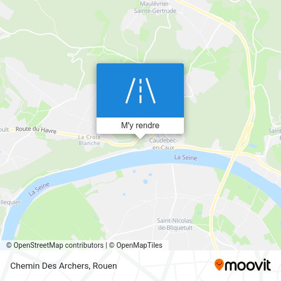 Chemin Des Archers plan