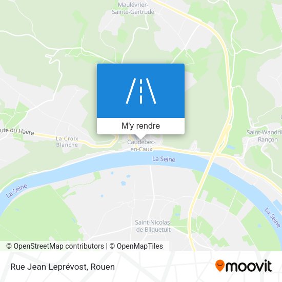 Rue Jean Leprévost plan