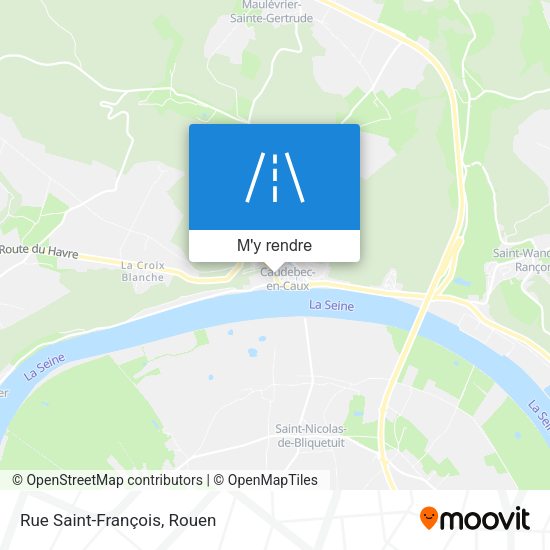 Rue Saint-François plan