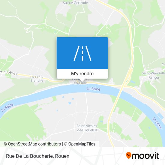 Rue De La Boucherie plan