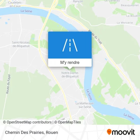 Chemin Des Prairies plan