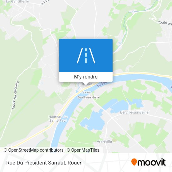 Rue Du Président Sarraut plan