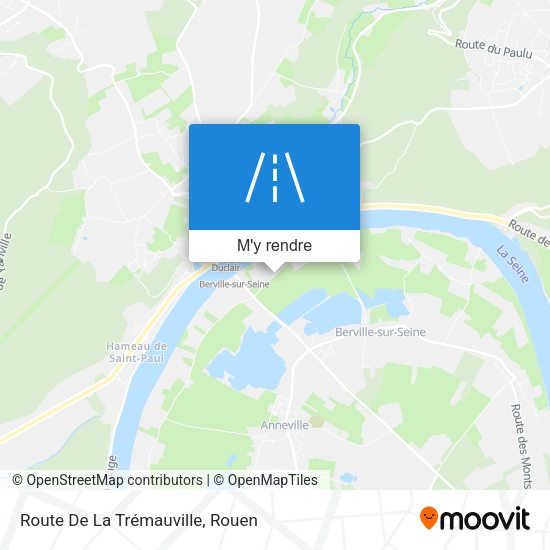 Route De La Trémauville plan
