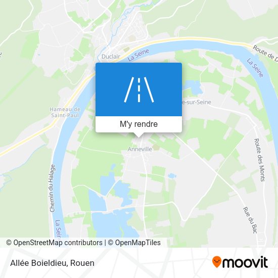 Allée Boieldieu plan