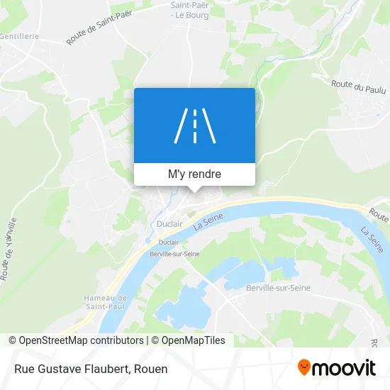 Rue Gustave Flaubert plan