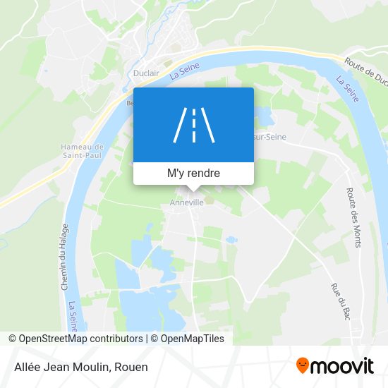 Allée Jean Moulin plan