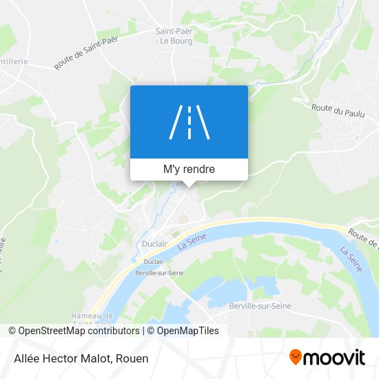 Allée Hector Malot plan
