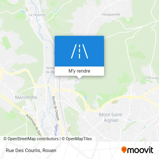 Rue Des Courlis plan