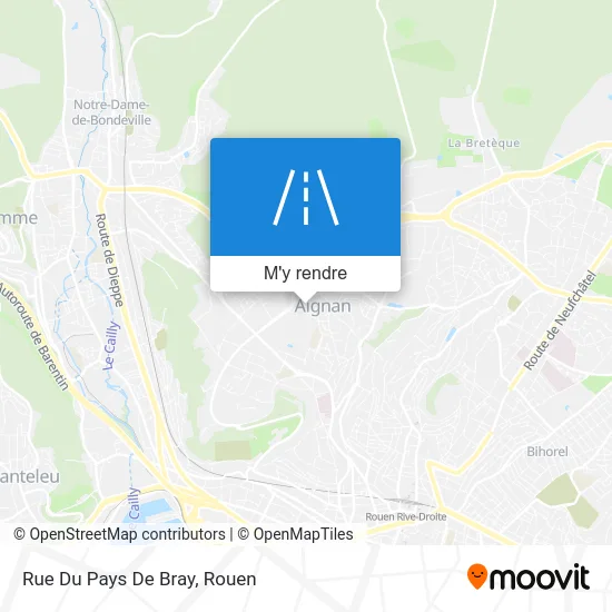 Rue Du Pays De Bray plan