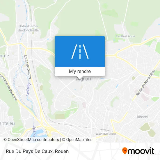 Rue Du Pays De Caux plan