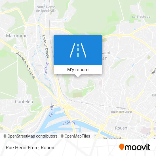 Rue Henri Frère plan