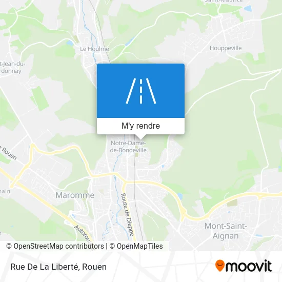 Rue De La Liberté plan