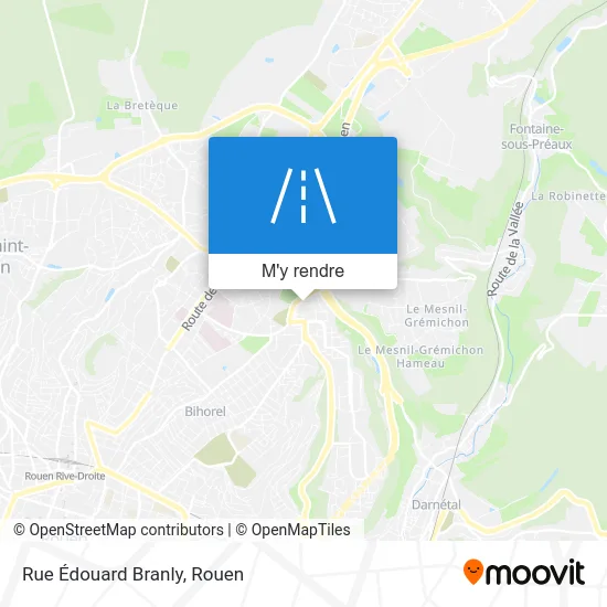 Rue Édouard Branly plan