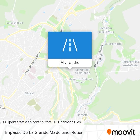 Impasse De La Grande Madeleine plan