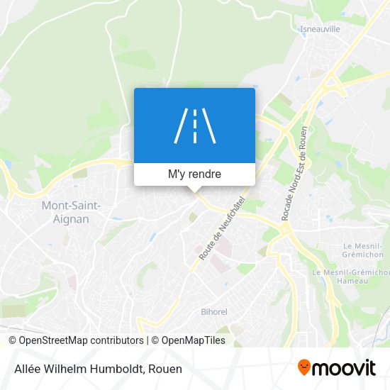 Allée Wilhelm Humboldt plan
