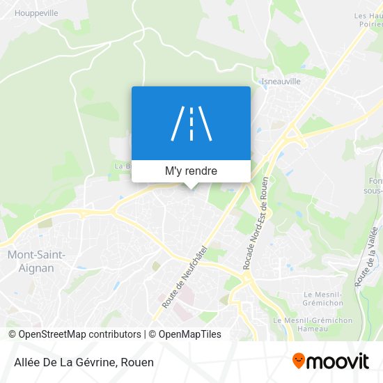 Allée De La Gévrine plan