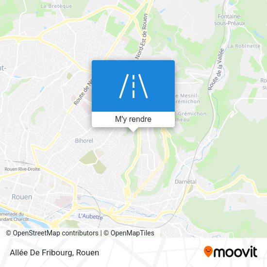 Allée De Fribourg plan