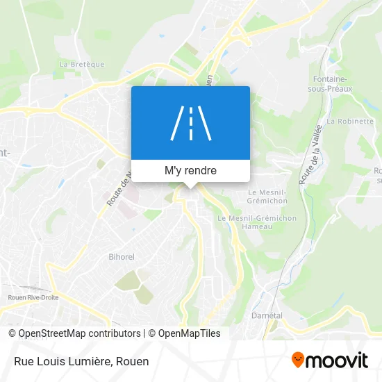 Rue Louis Lumière plan