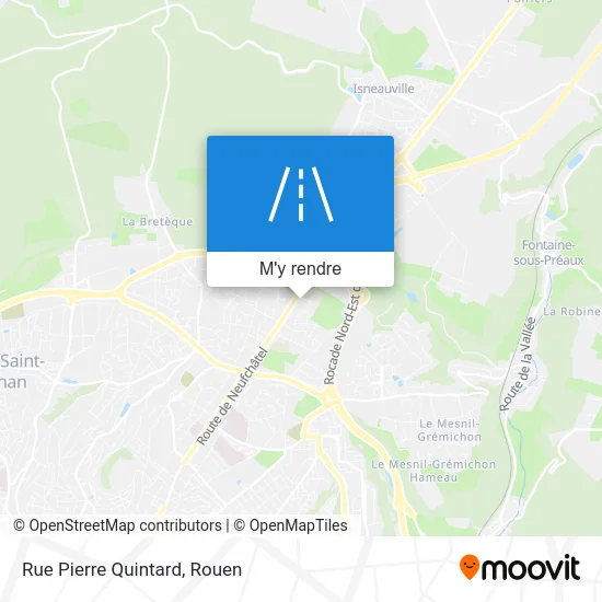 Rue Pierre Quintard plan