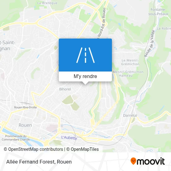 Allée Fernand Forest plan