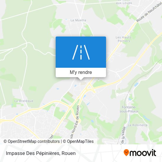 Impasse Des Pépinières plan
