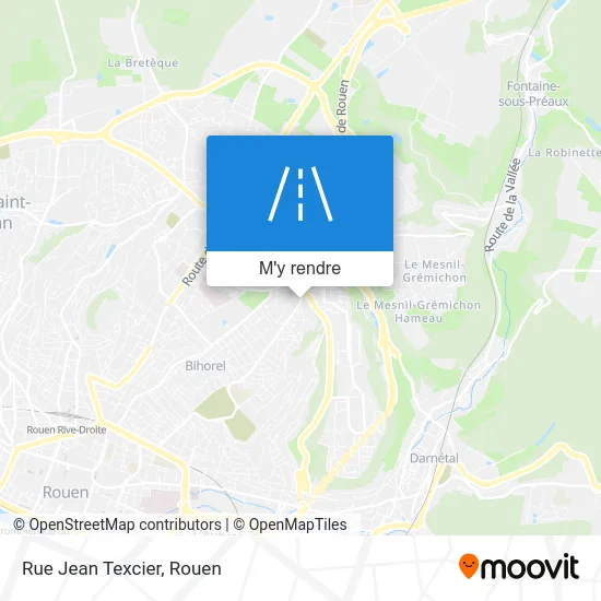 Rue Jean Texcier plan