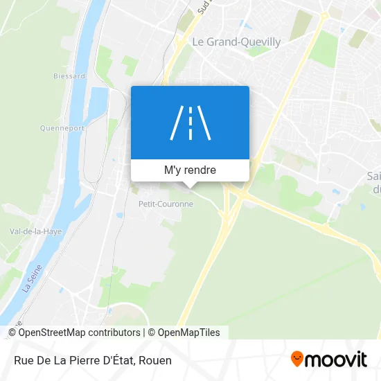 Rue De La Pierre D'État plan