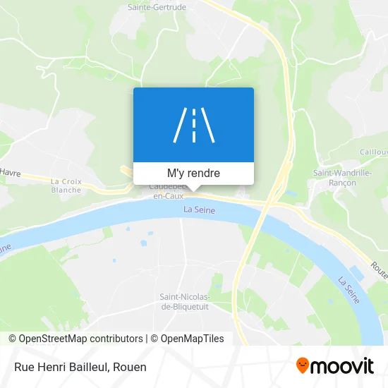 Rue Henri Bailleul plan