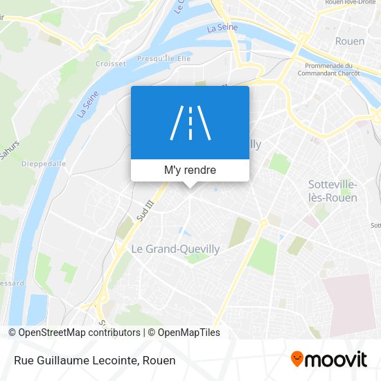 Rue Guillaume Lecointe plan