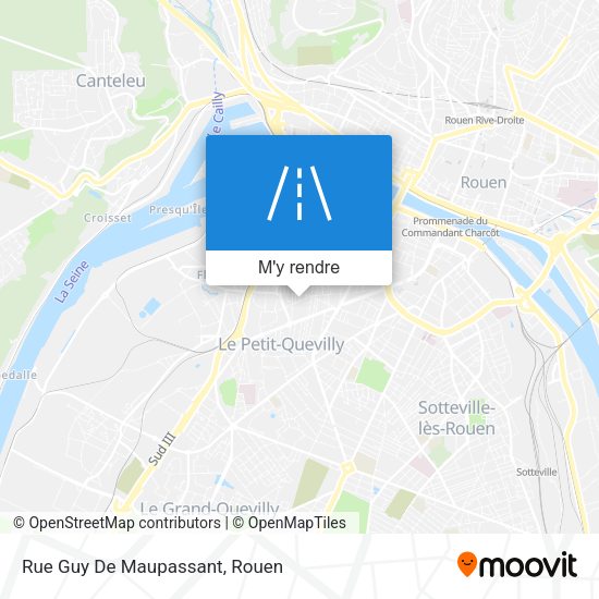 Rue Guy De Maupassant plan