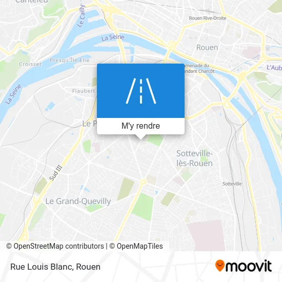 Rue Louis Blanc plan