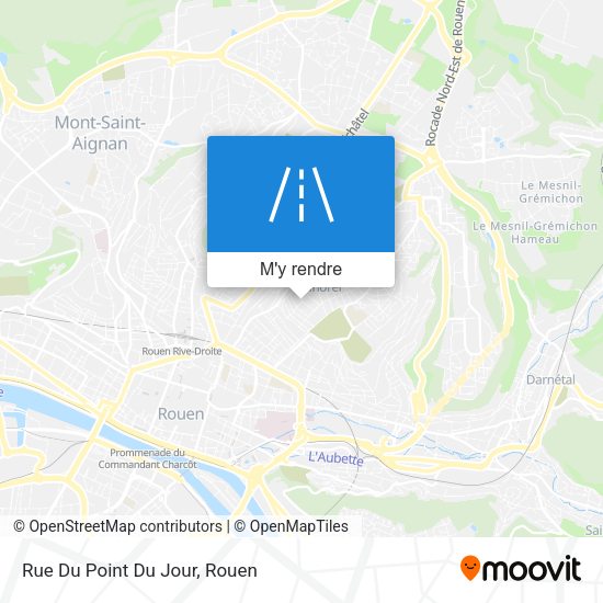 Rue Du Point Du Jour plan