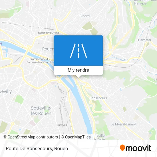 Route De Bonsecours plan