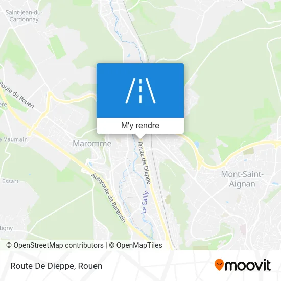 Route De Dieppe plan