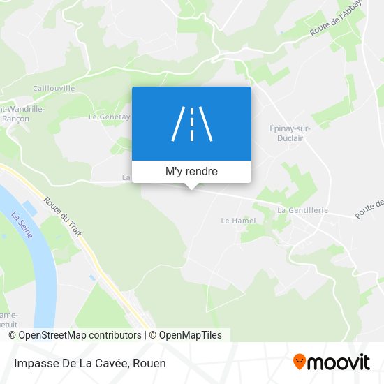 Impasse De La Cavée plan