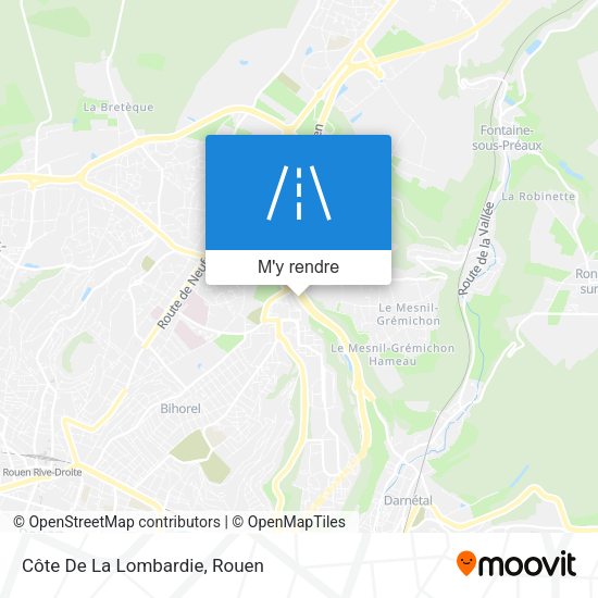 Côte De La Lombardie plan
