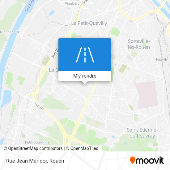 Rue Jean Maridor plan