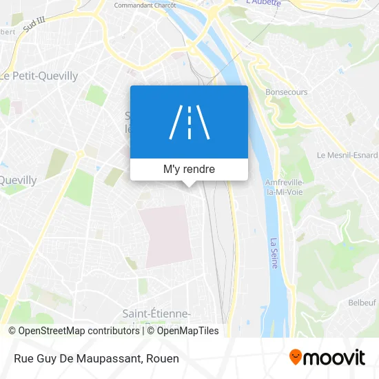 Rue Guy De Maupassant plan