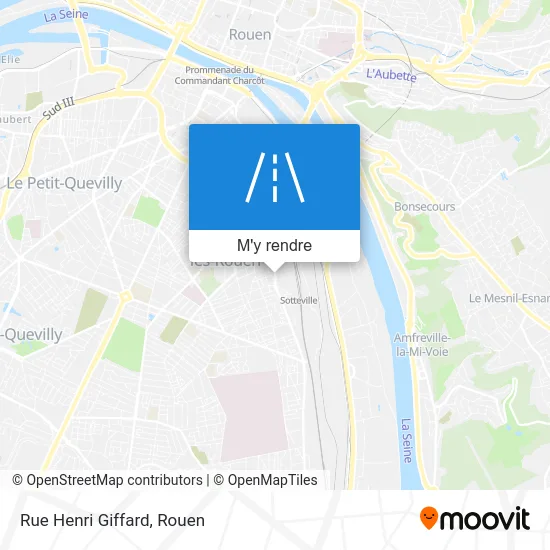Rue Henri Giffard plan