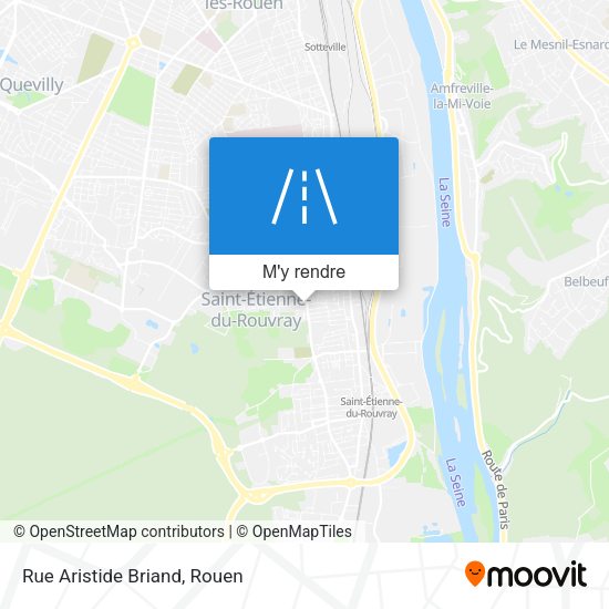 Rue Aristide Briand plan