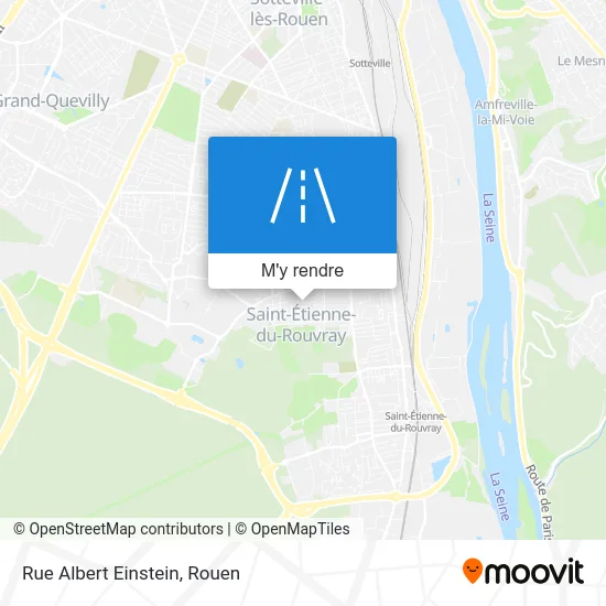 Rue Albert Einstein plan