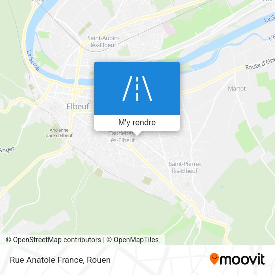Rue Anatole France plan