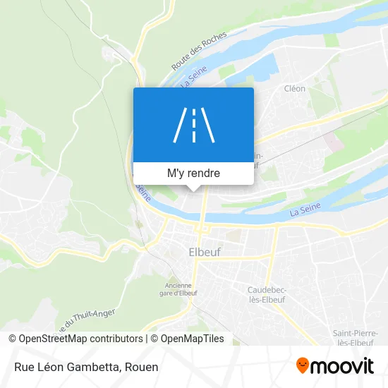 Rue Léon Gambetta plan