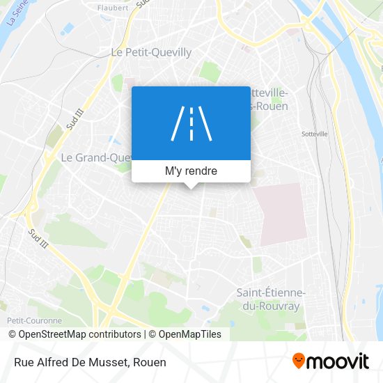 Rue Alfred De Musset plan