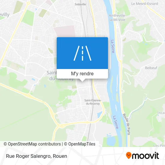 Rue Roger Salengro plan