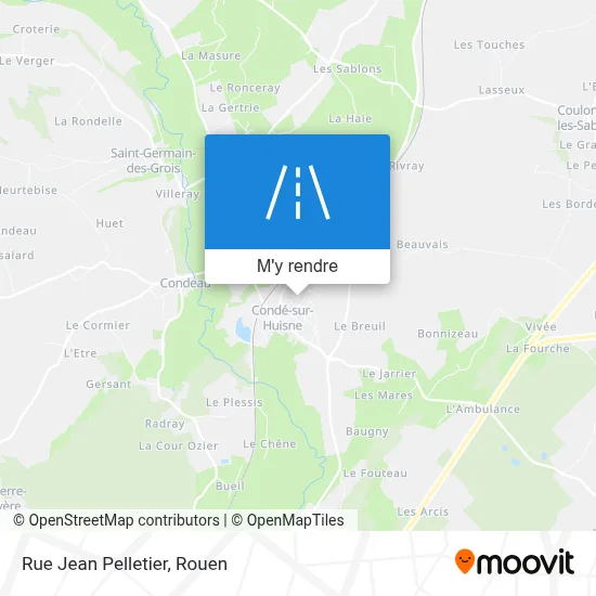 Rue Jean Pelletier plan